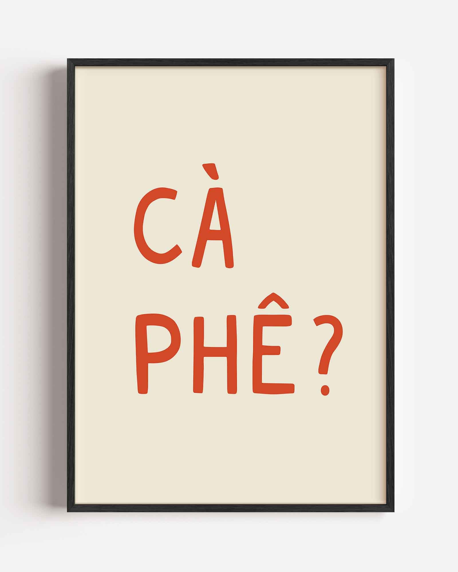 Cà phê Poster