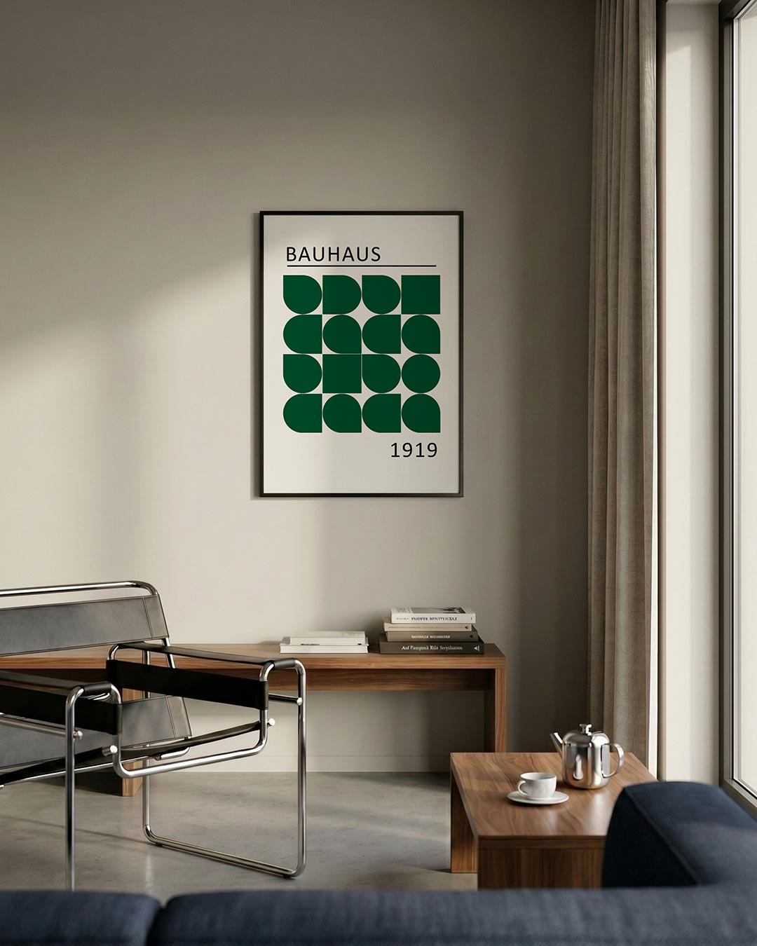 Vormritme en lijnen Poster