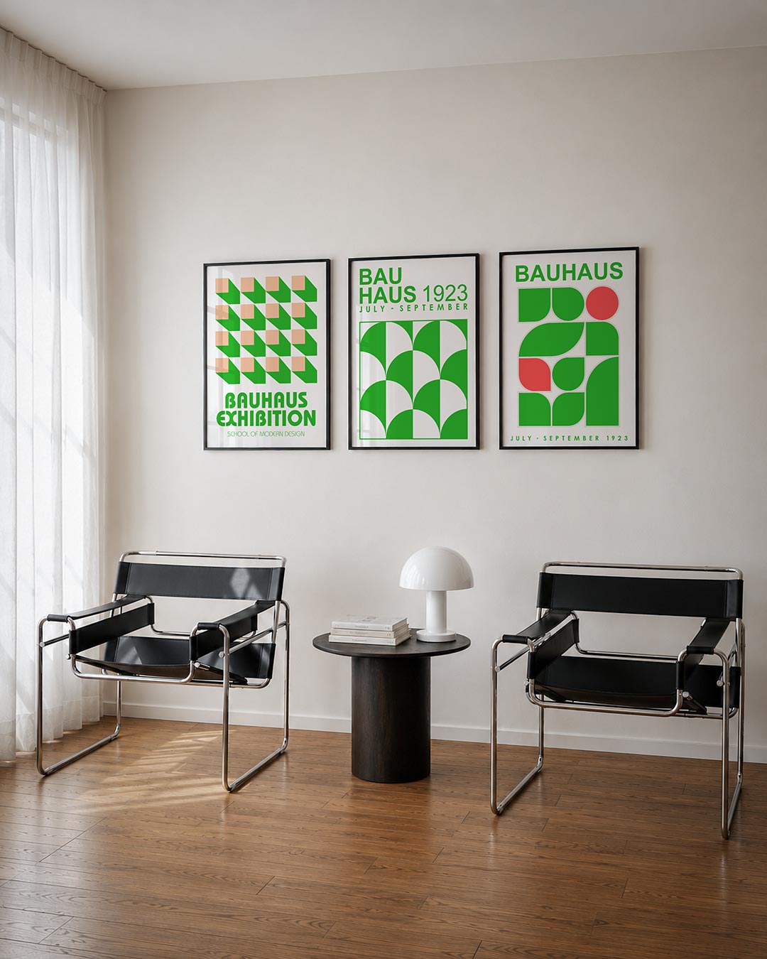 Vorm en schaduw Posterset