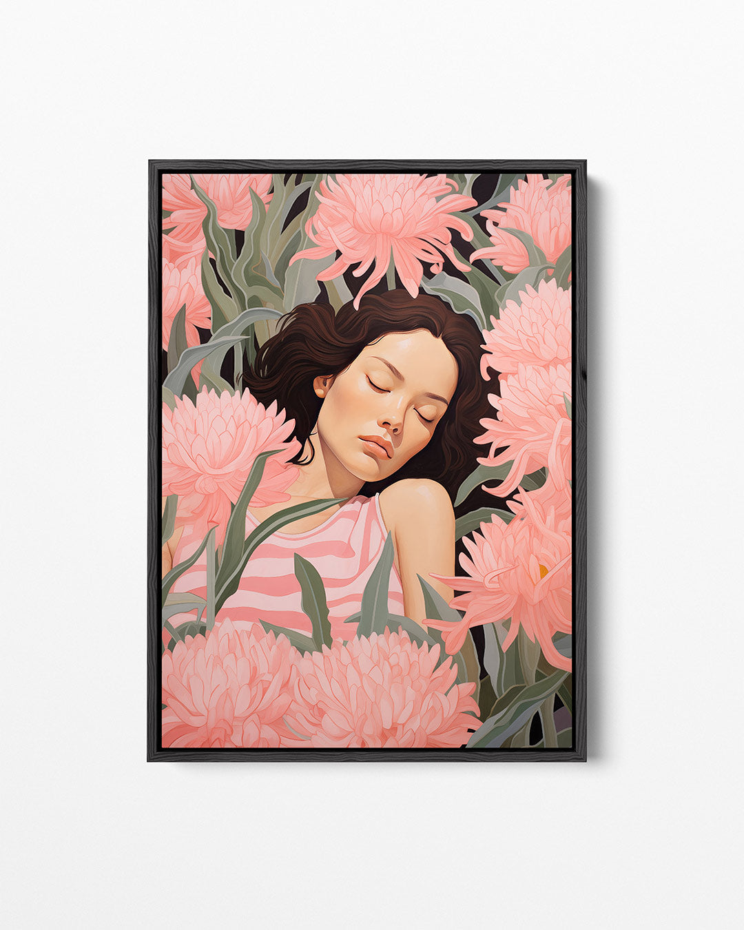 Dromerige bloemen Kunstwerk