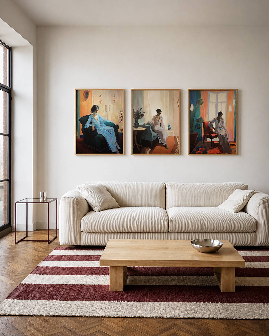 Zachte kleurharmonie Posterset