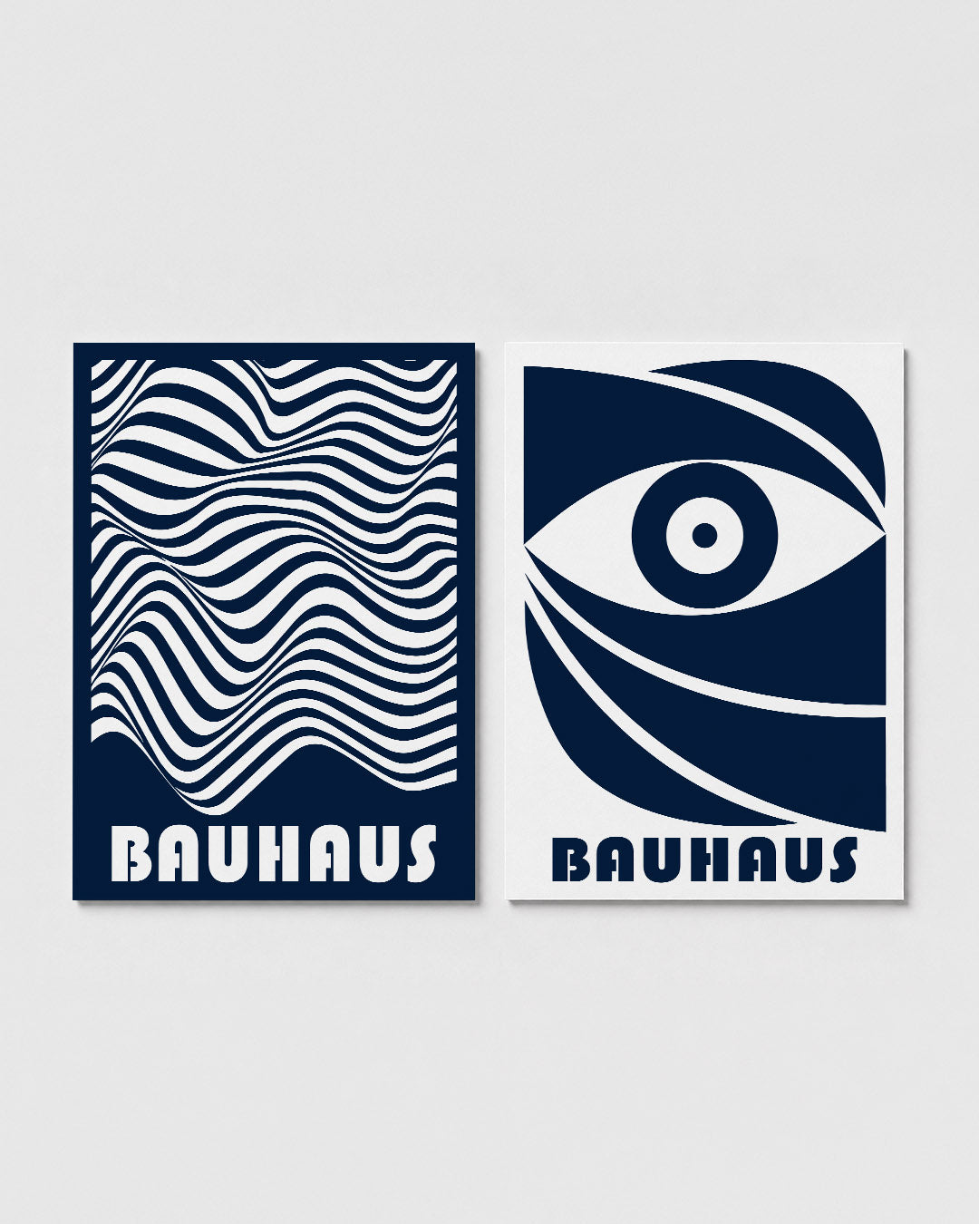 Golvend lijnenspel Posterset