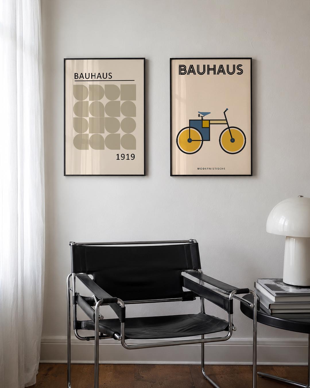 Vormenspel en lijnen Posterset