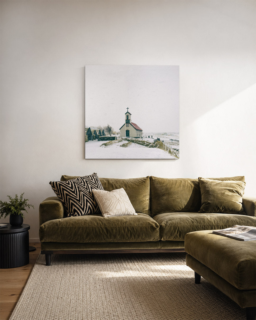 Winterse kapel Kunstwerk