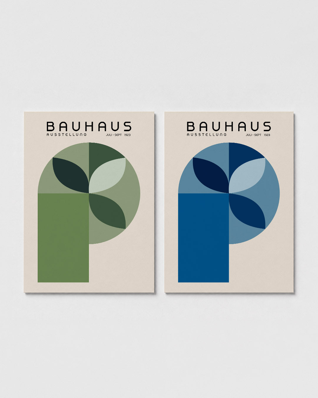 Vorm en kleurenspel Posterset