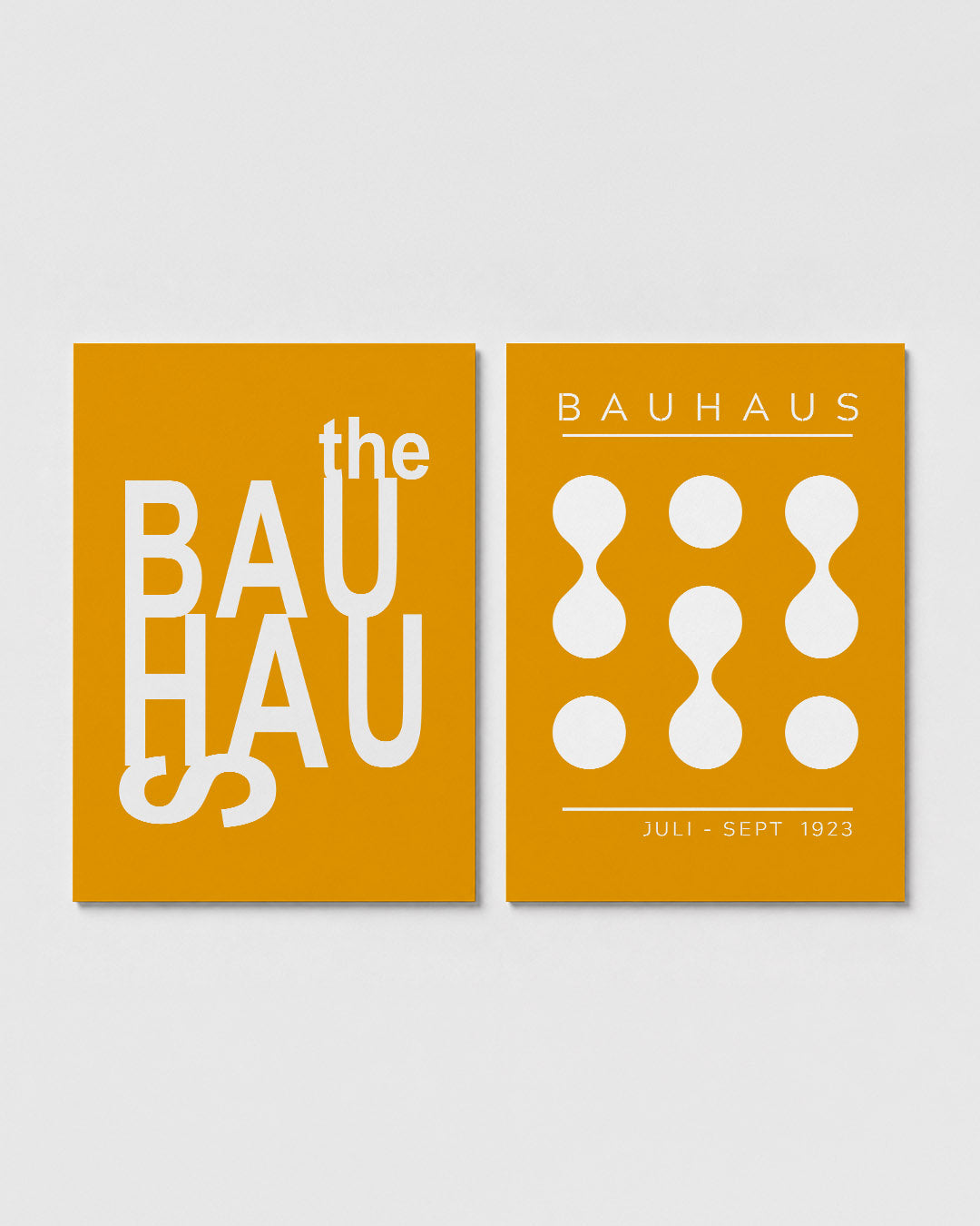 Typografisch spel Posterset