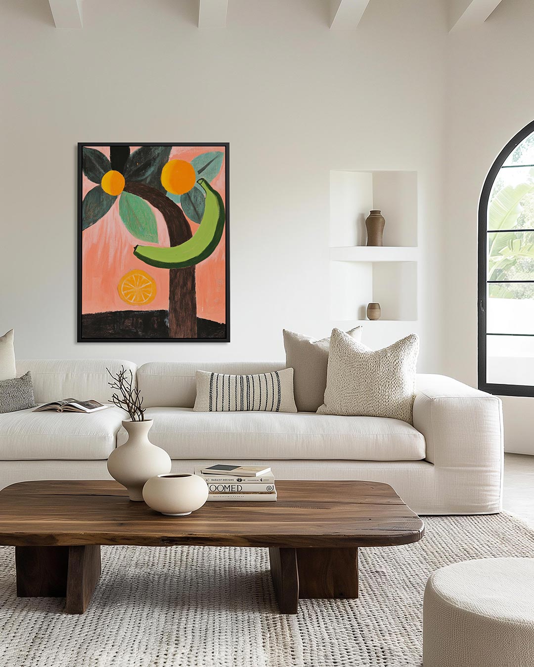 Fruit en bladeren Kunstwerk