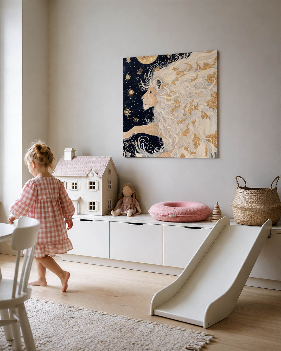 Leeuw met sterren Kunstwerk