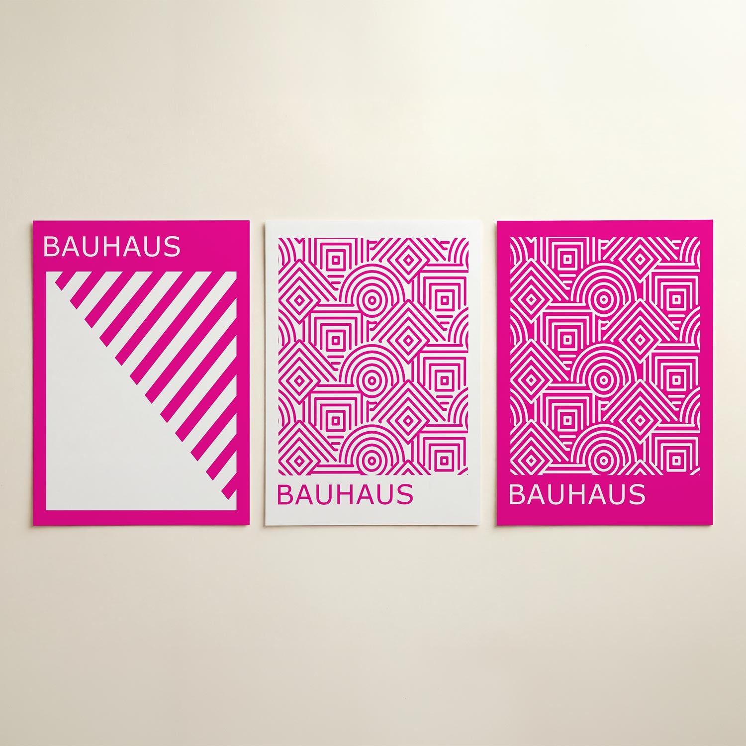 Lijnen en vlakken Posterset