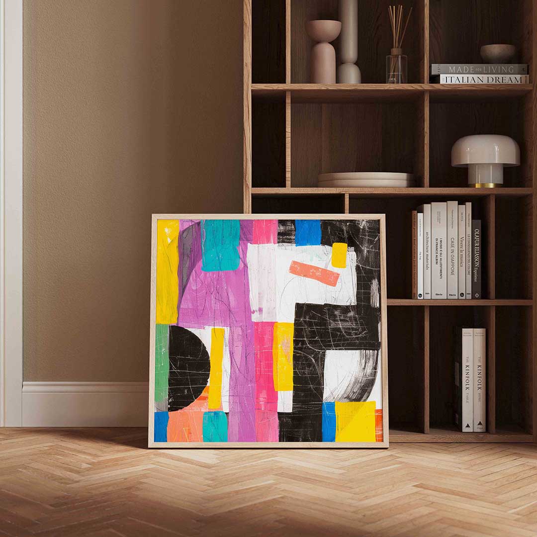 Abstracte vormen Poster