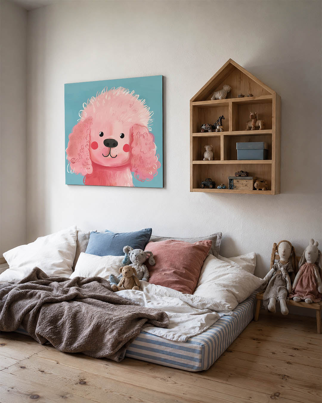 Vrolijke hond Kunstwerk
