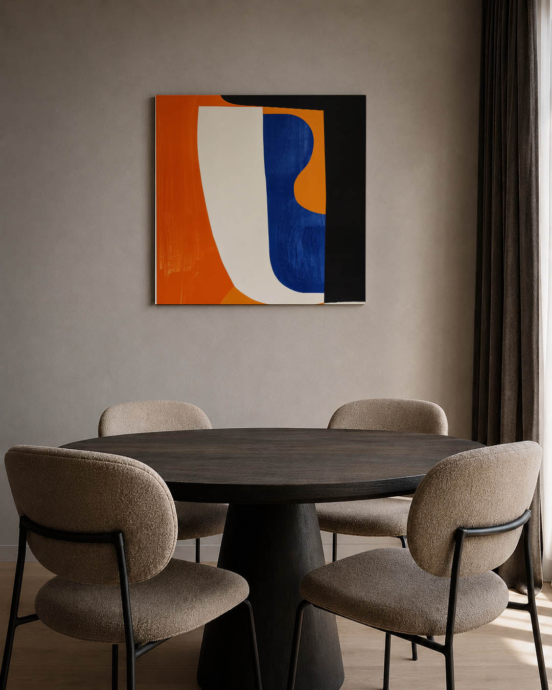 Vormenspel in kleur Kunstwerk