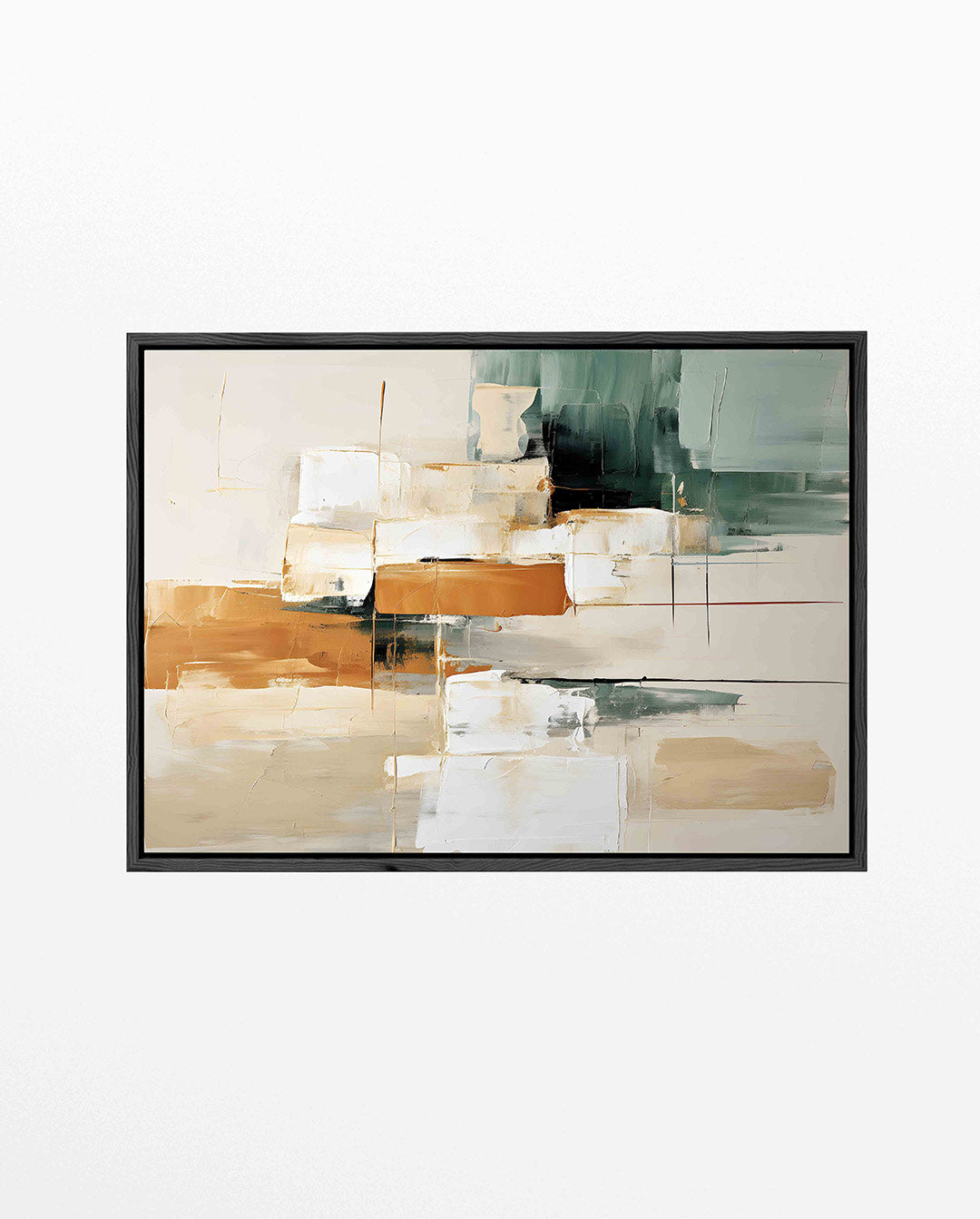 Geometrische kleurencompositie Kunstwerk