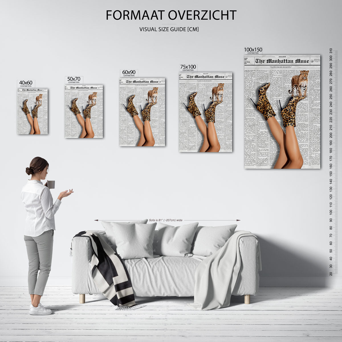 Dierlijke elegantie Kunstwerk