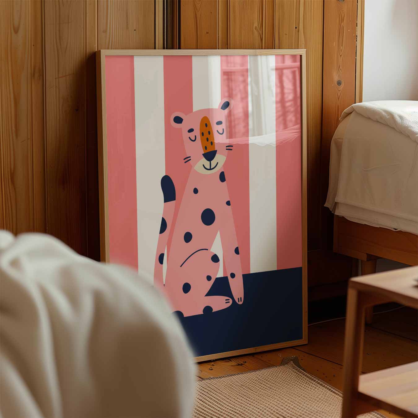 Schattige Luipaard Poster-WallArtistic