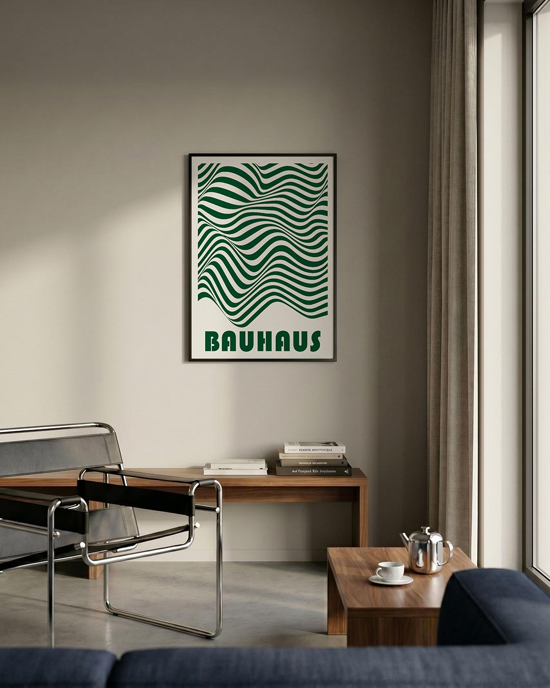 Golvend lijnenspel Poster