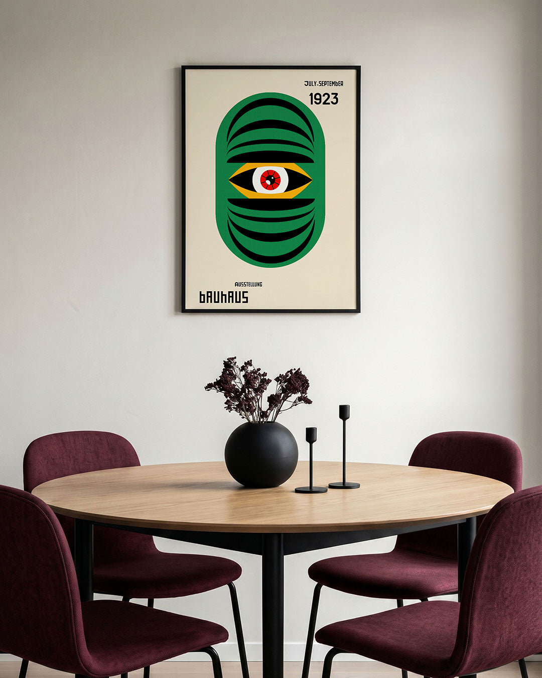 Oogvorm en kleur Poster