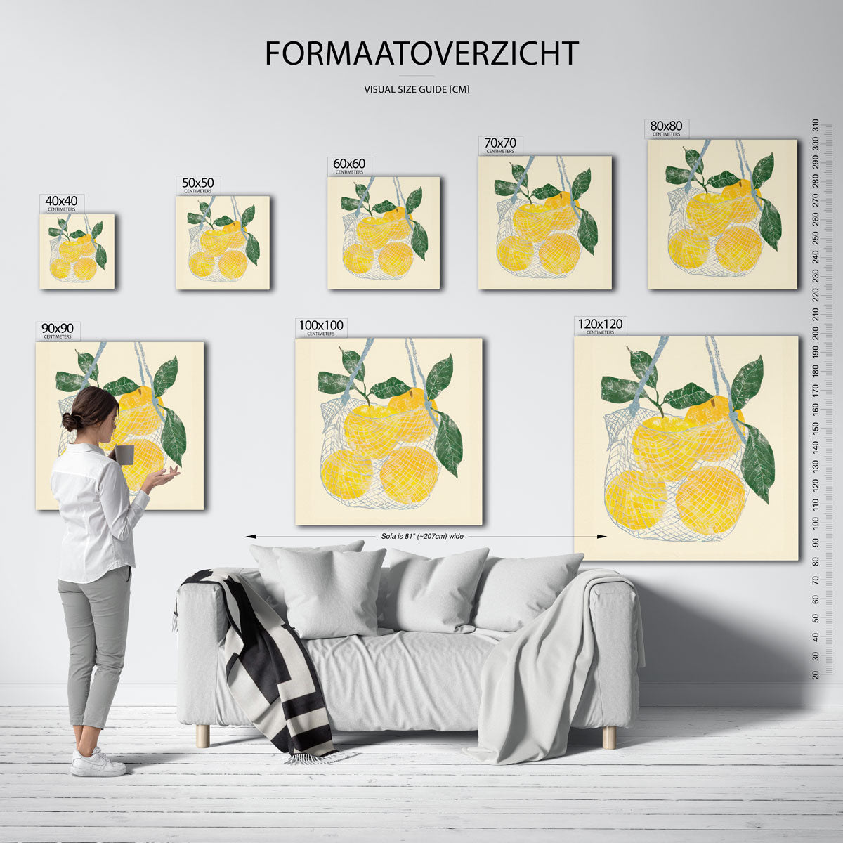 Citroenen in net Poster