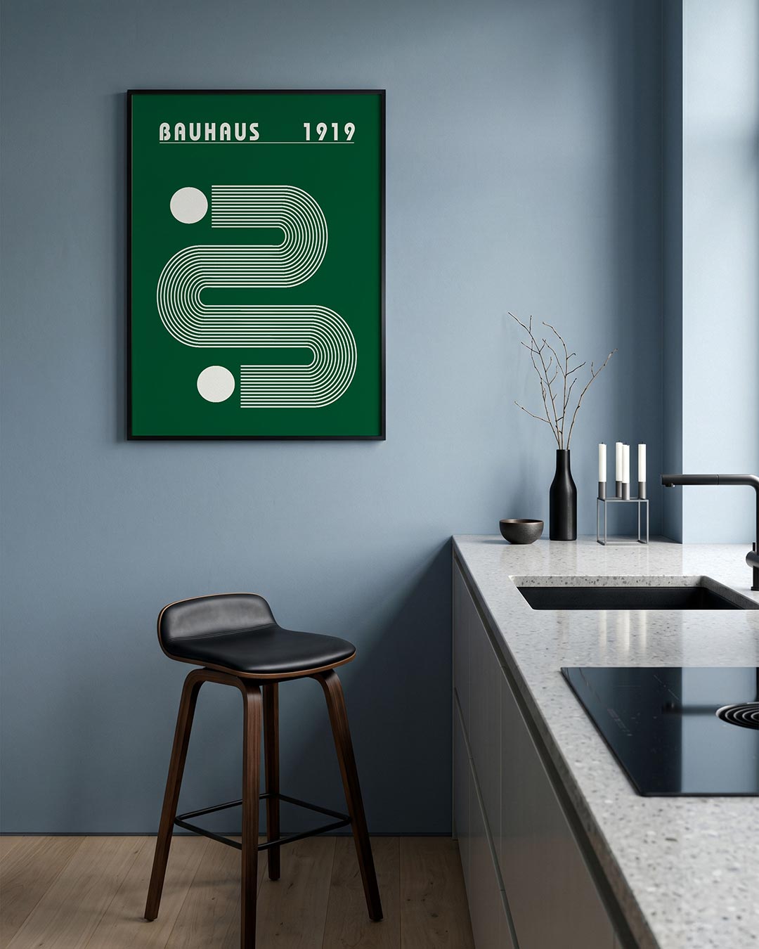Lijnen en vormen Poster