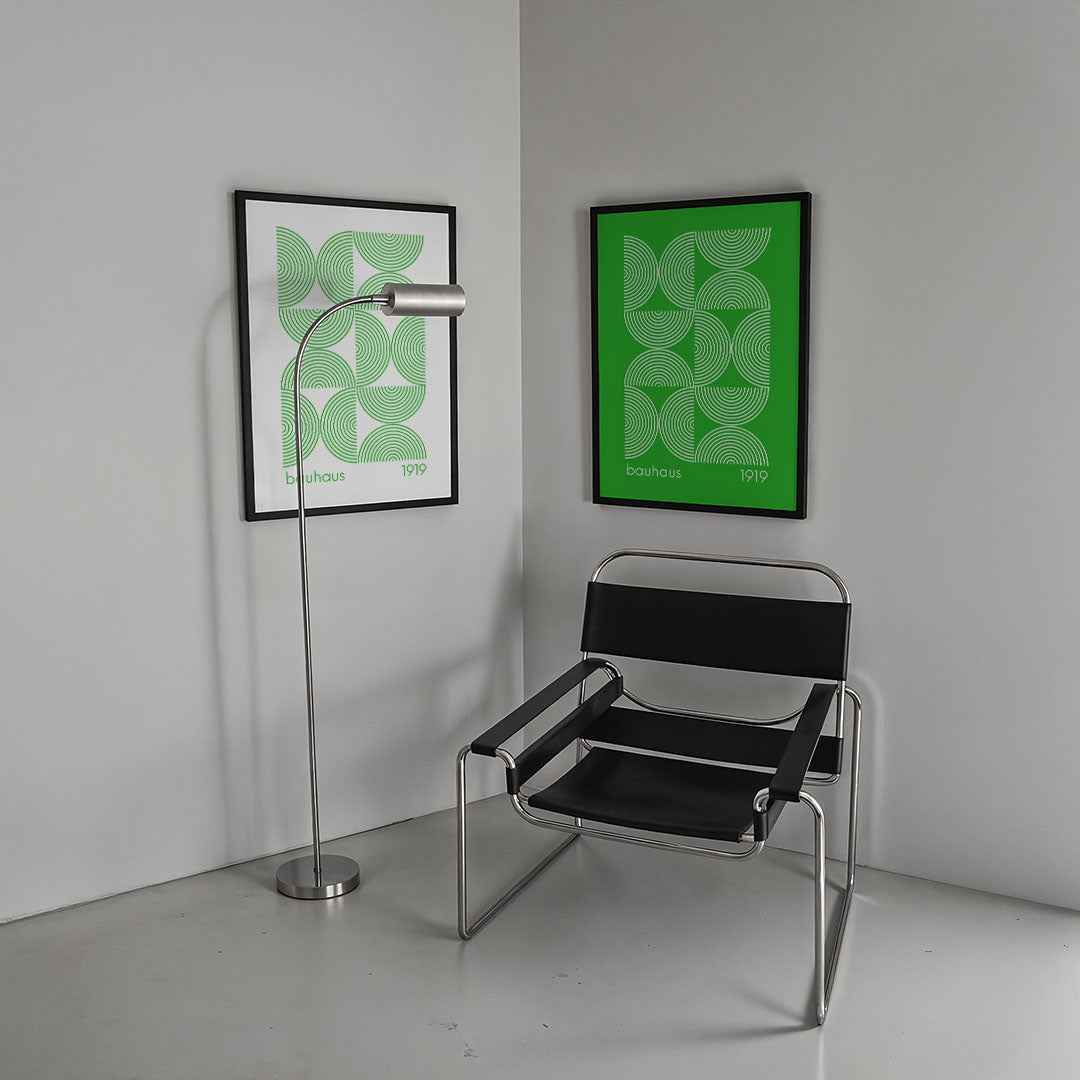 Cirkelritme en lijnen Posterset