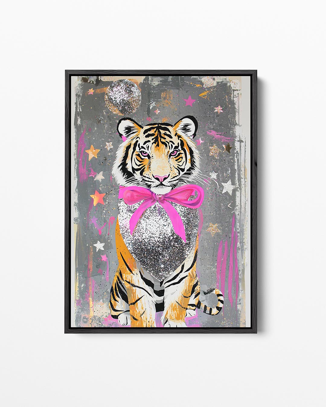 Tijger met sterren Kunstwerk