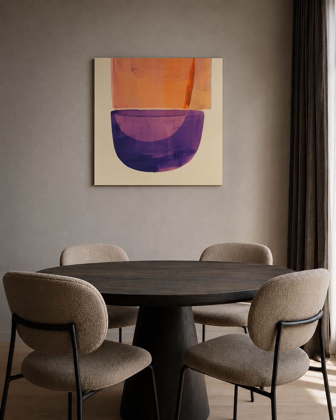 Vormen in kleur Kunstwerk
