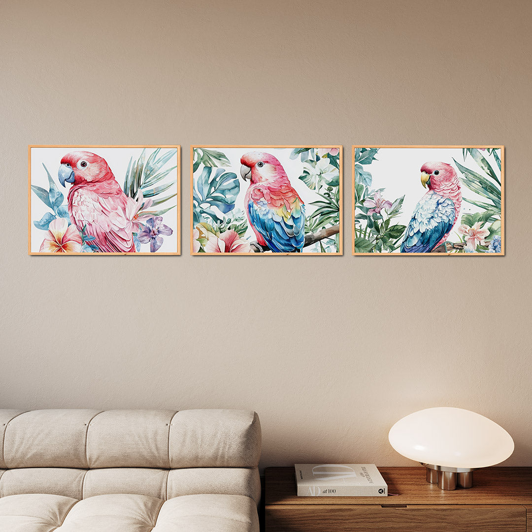 Tropische kleurenpracht Posterset