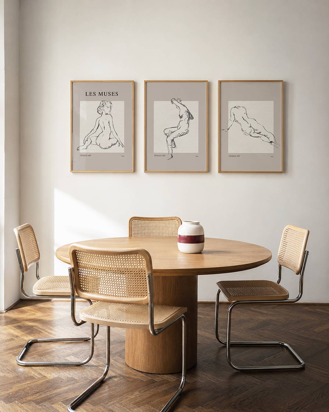 Lijnenspel en vormen Posterset