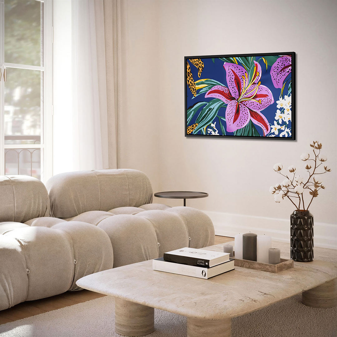 Bloemrijke kleurenpracht Kunstwerk