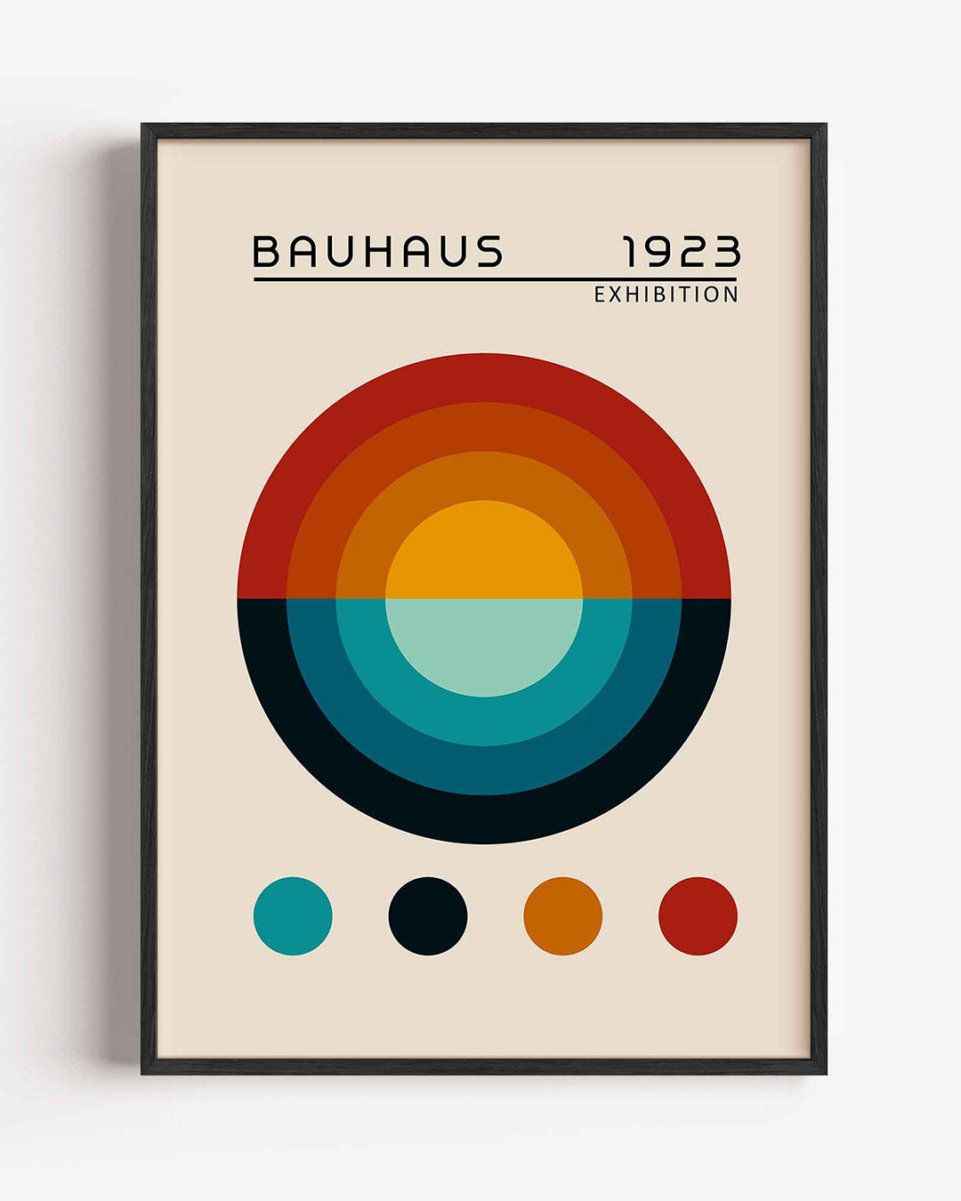Cirkelvormen en kleur Poster
