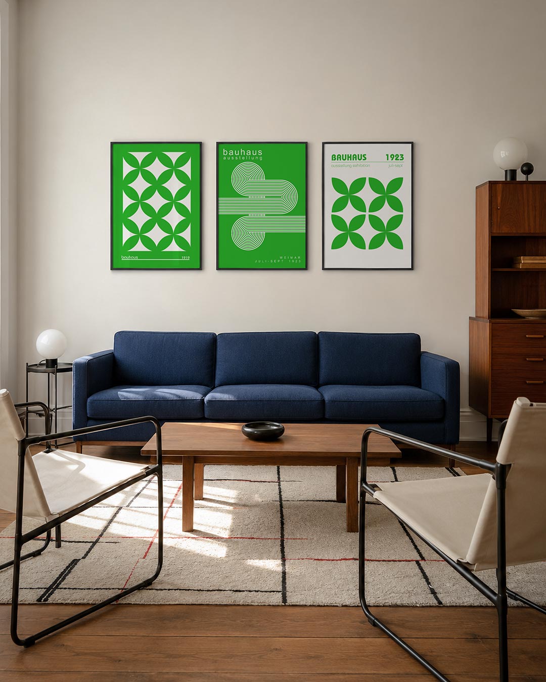 Groene cirkelpatronen Posterset