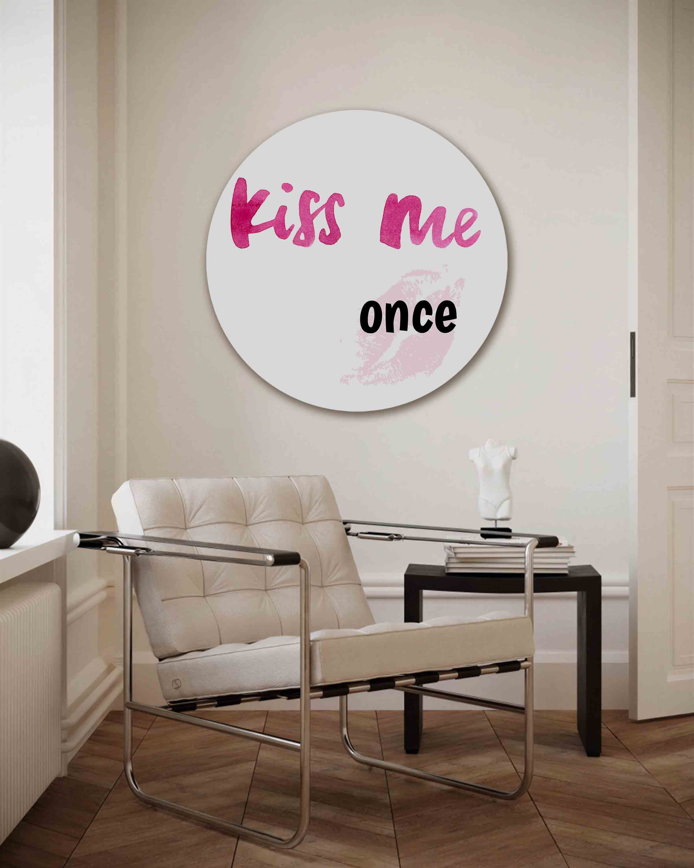 Kiss me once Muurcirkel