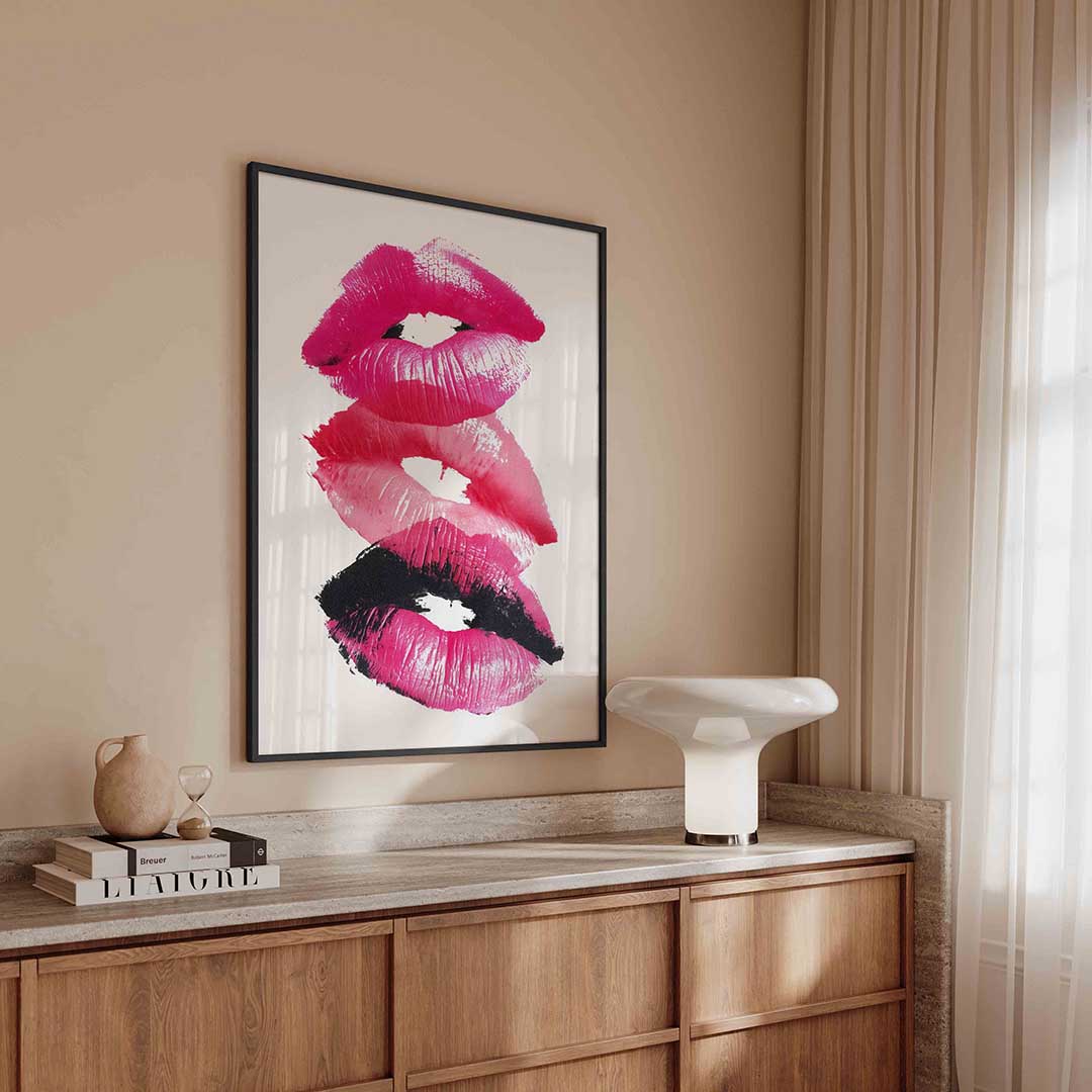 Lipafdrukken Poster