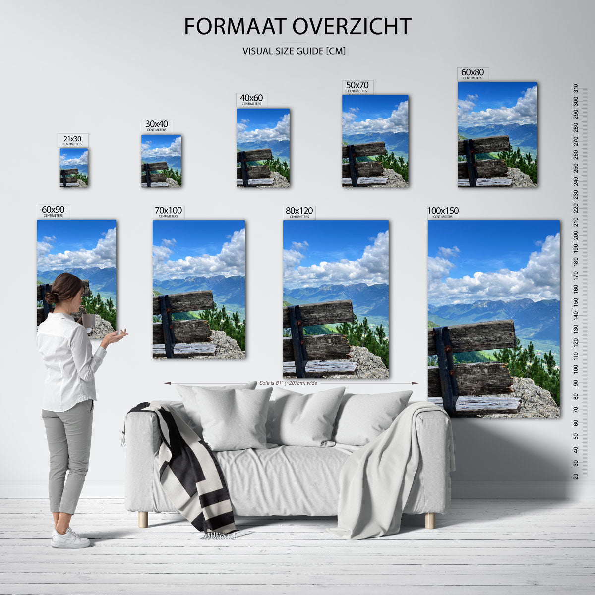 Berglandschap Poster