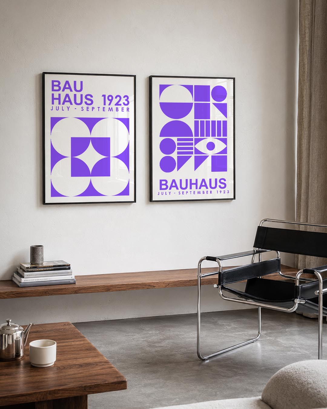 Cirkel en vierkant Posterset