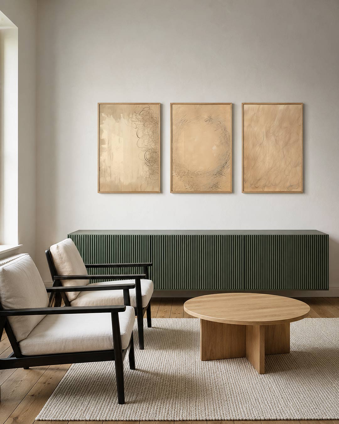 Lijnenspel en vormen Posterset