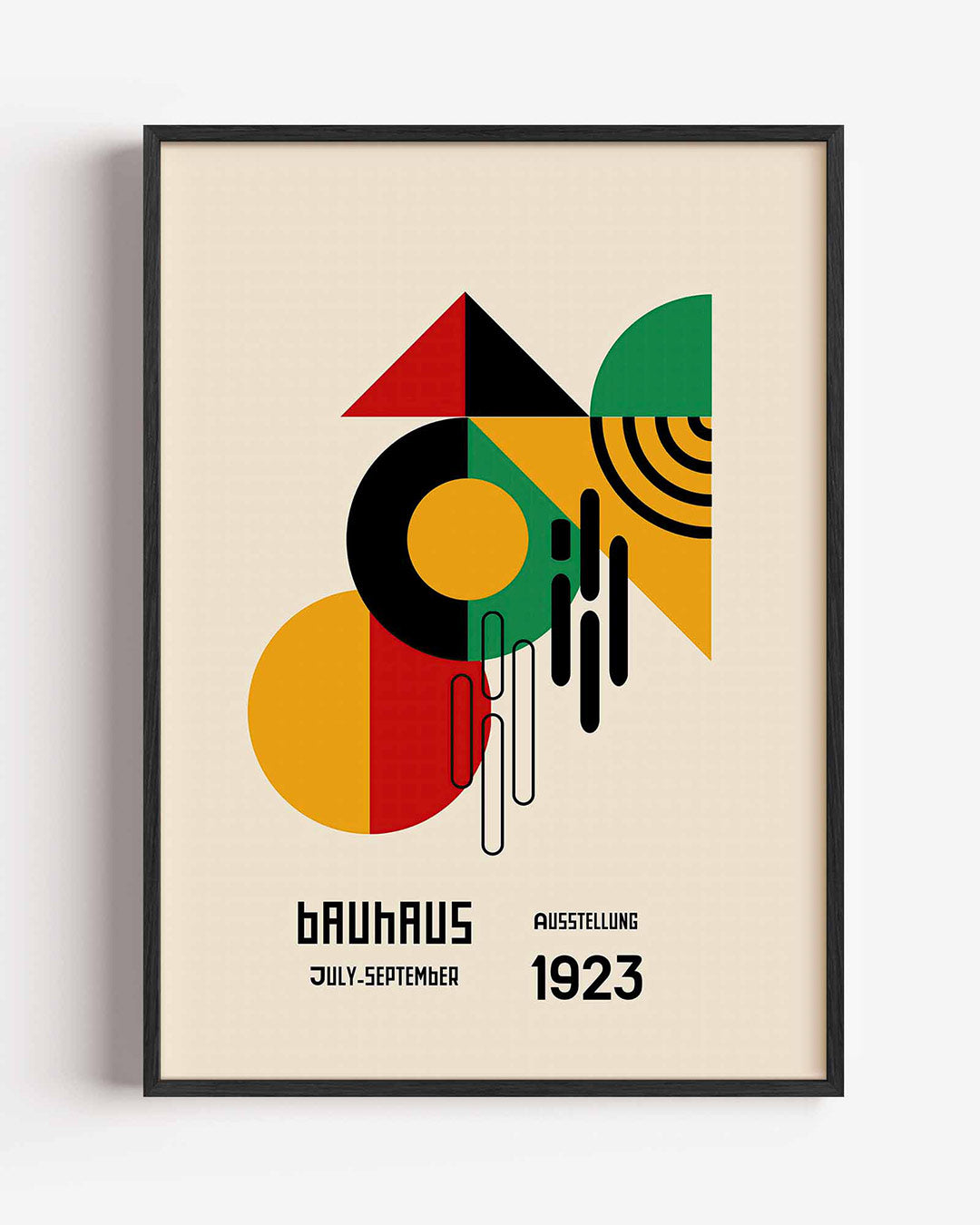 Vormen en vlakkenspel Poster