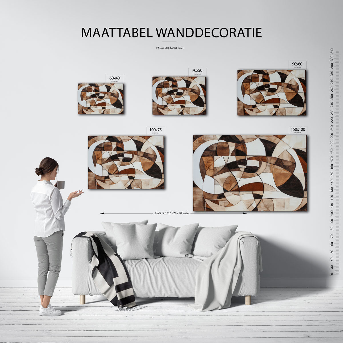 Organische vormen Kunstwerk