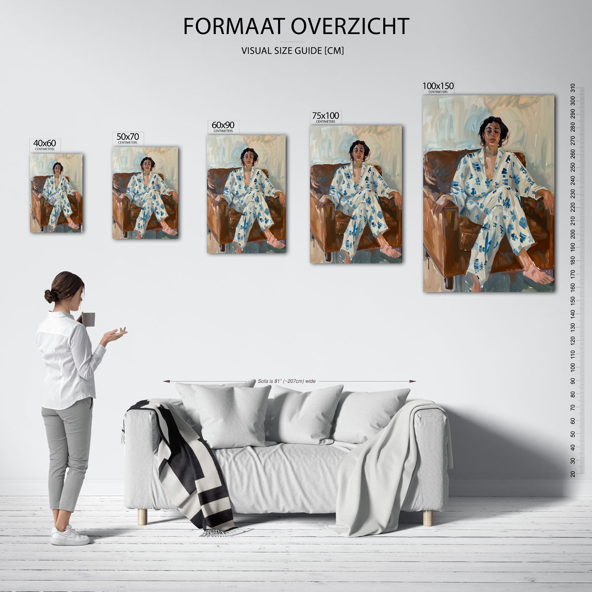 Ontspannen moment Kunstwerk