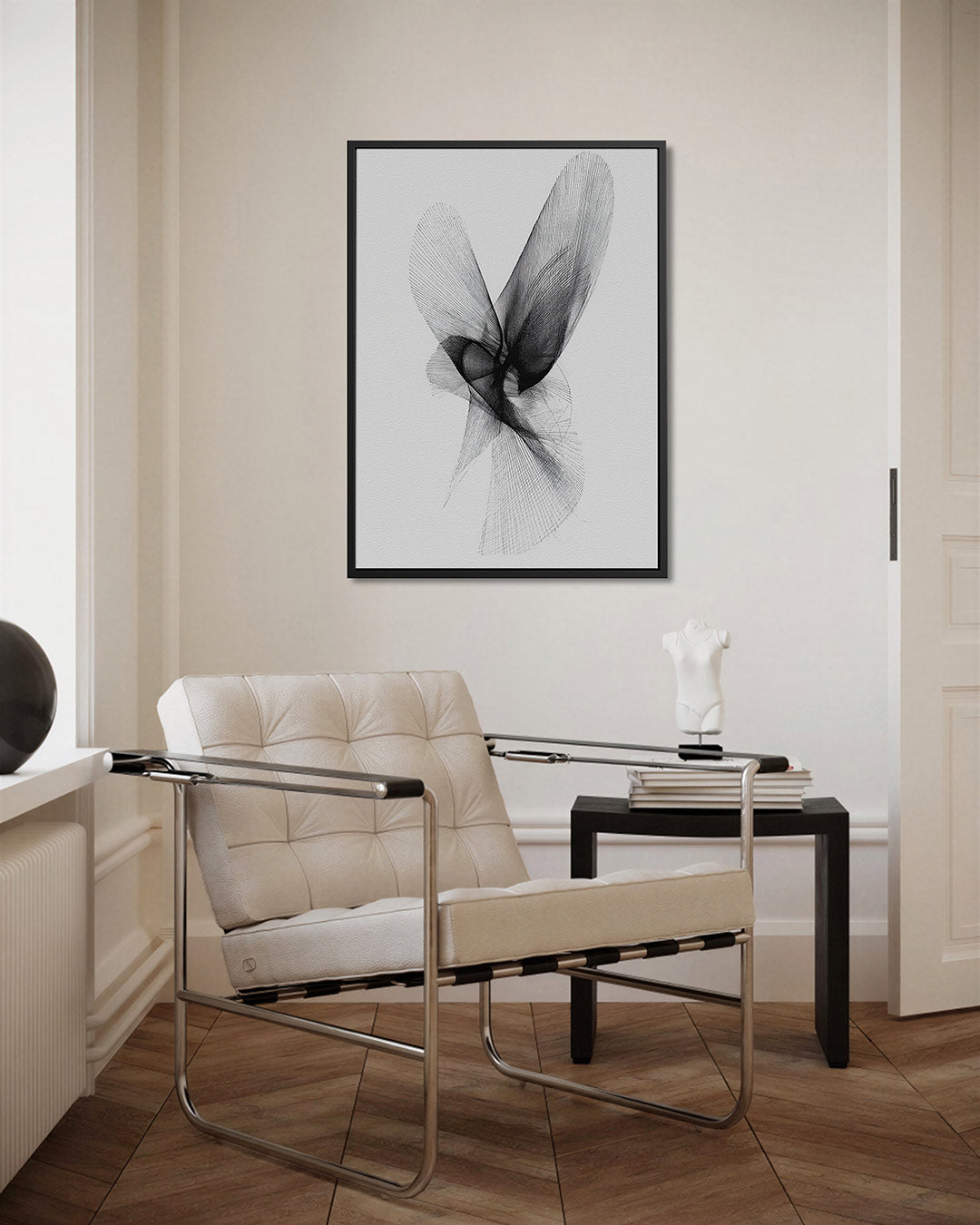 Dynamische lijnvormen Kunstwerk