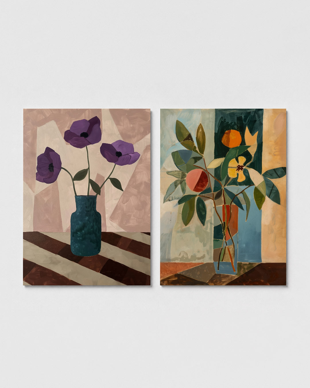 Bloem en vaas Posterset
