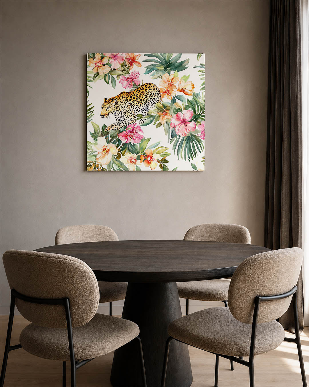 Tropische dierenprint Kunstwerk