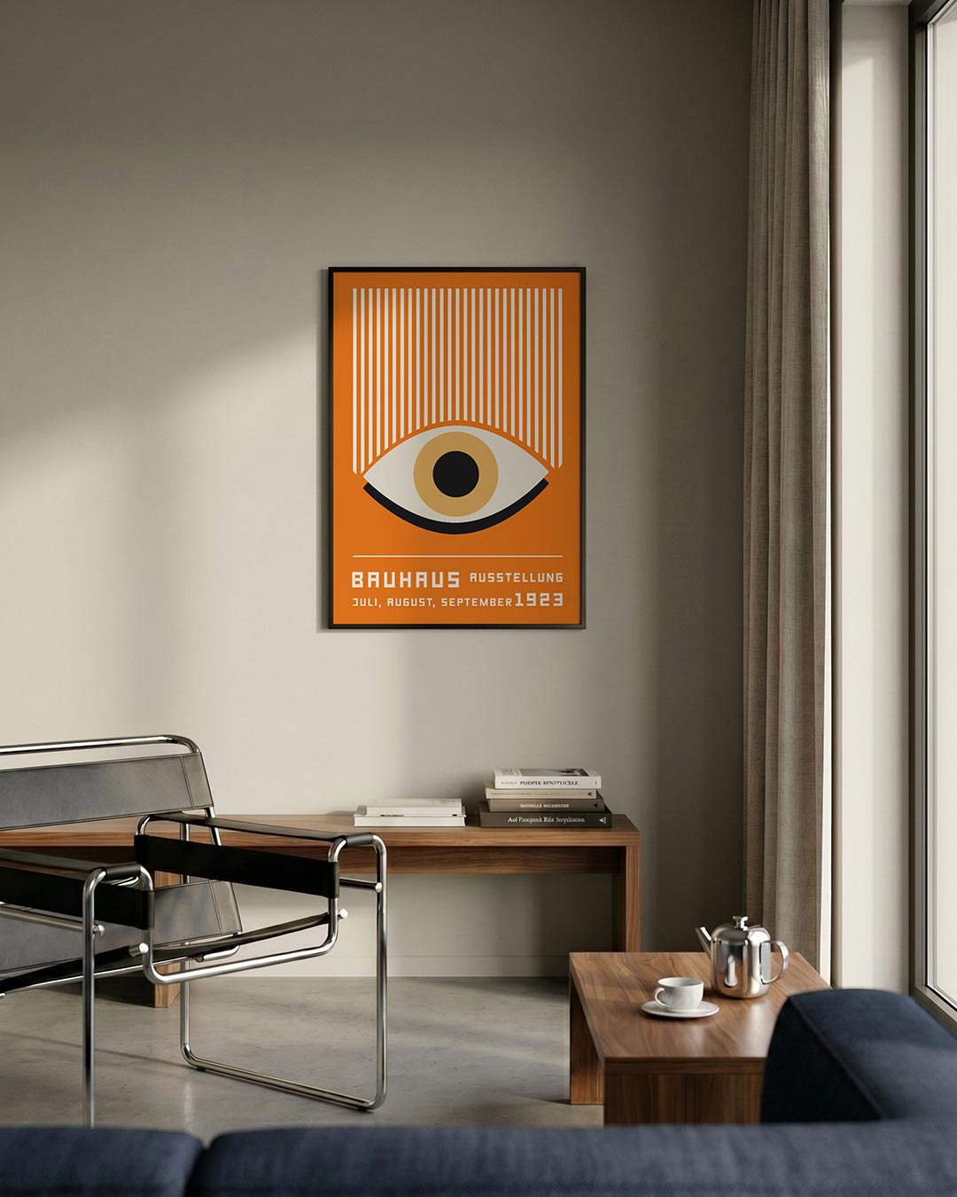 Oog en lijnen Poster