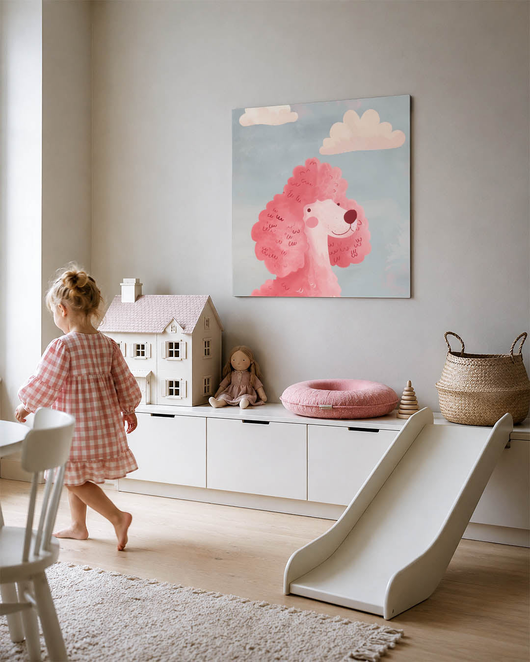 Vrolijke hond Kunstwerk