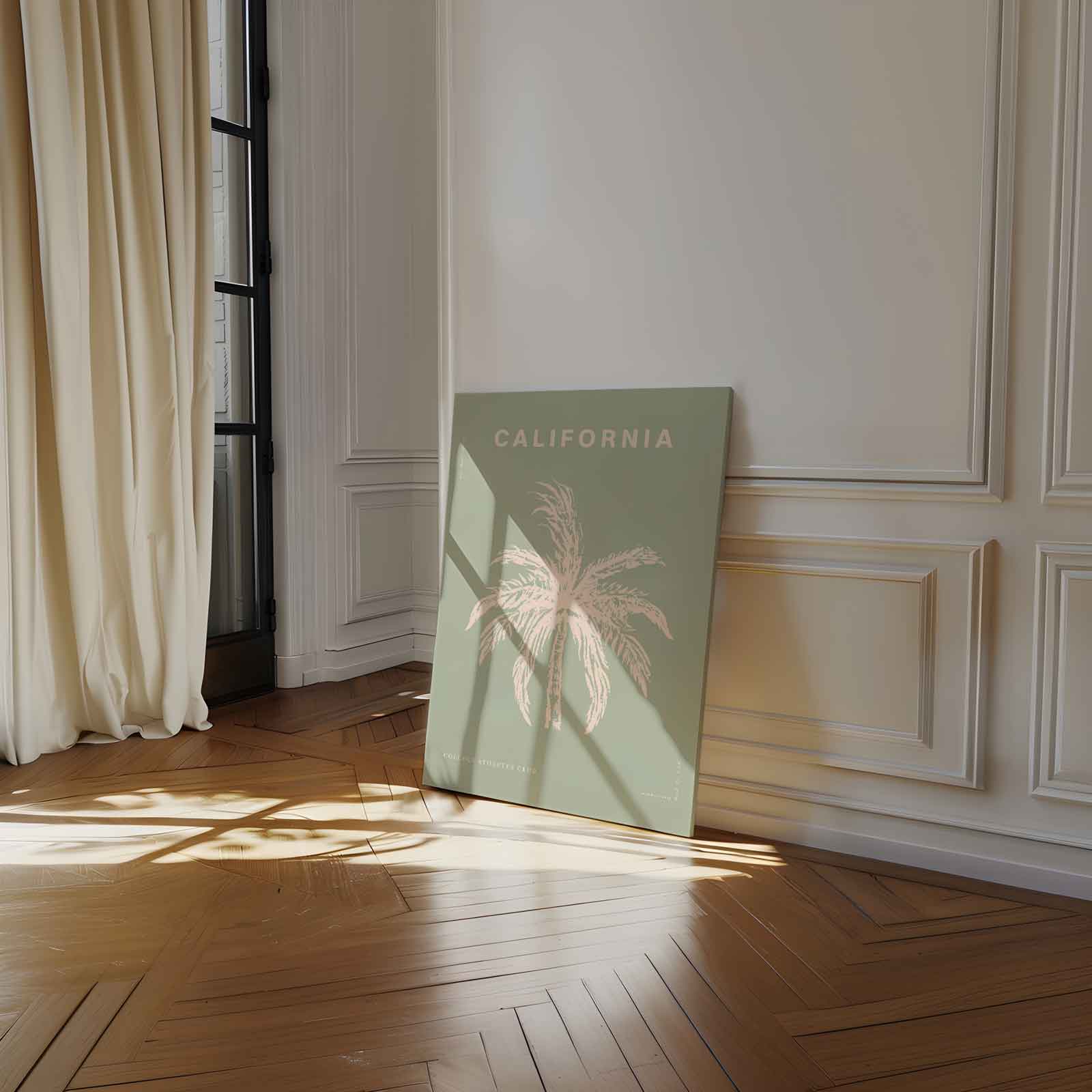 California Droom Palm Kunstwerk-canvas-dibond-plexiglas-wanddecoratie-WallArtistic