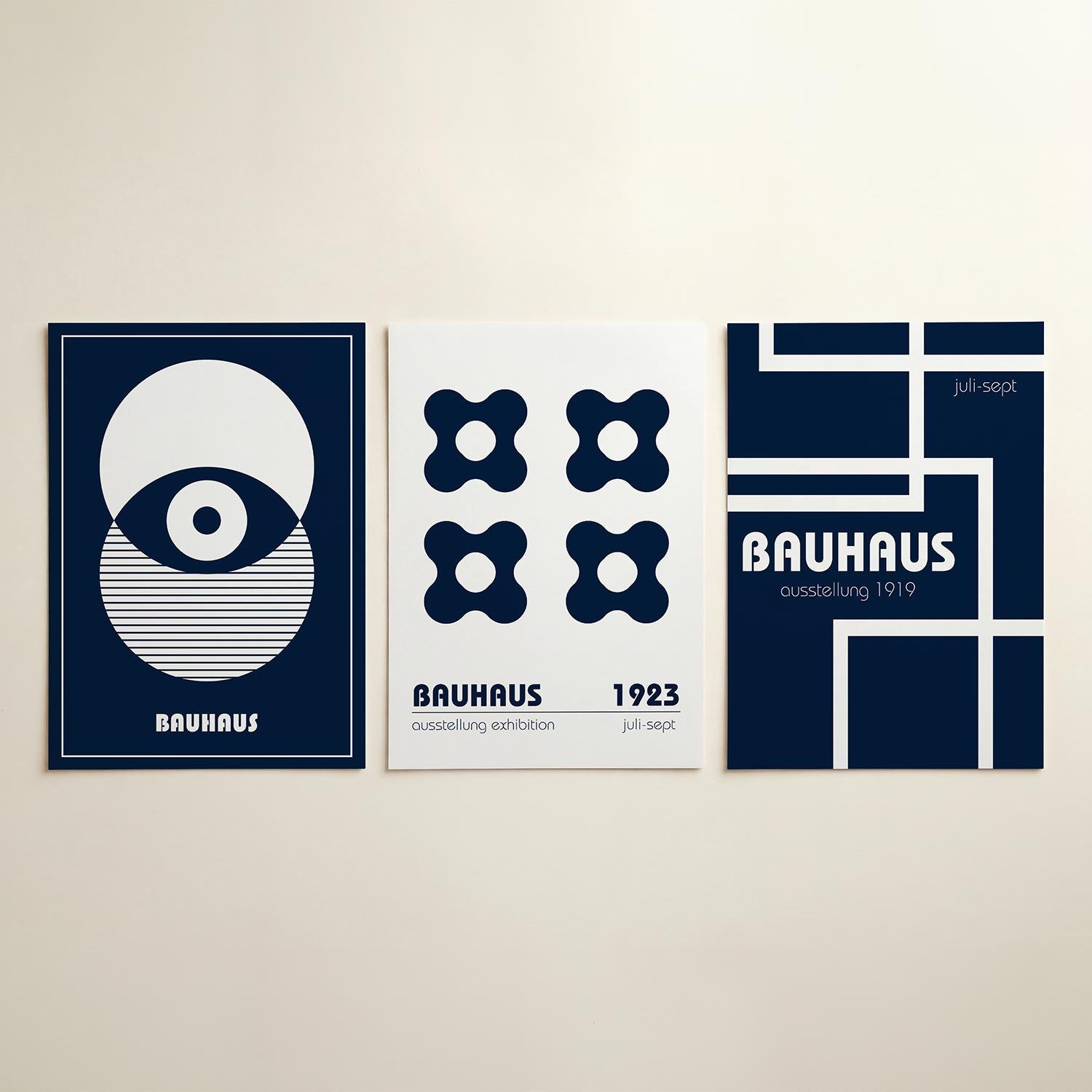 Cirkel en strepen Posterset
