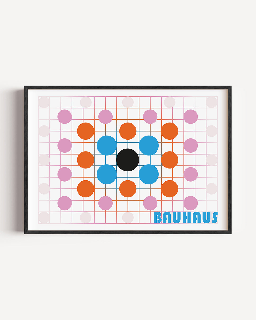 Cirkelritme en lijnen Poster