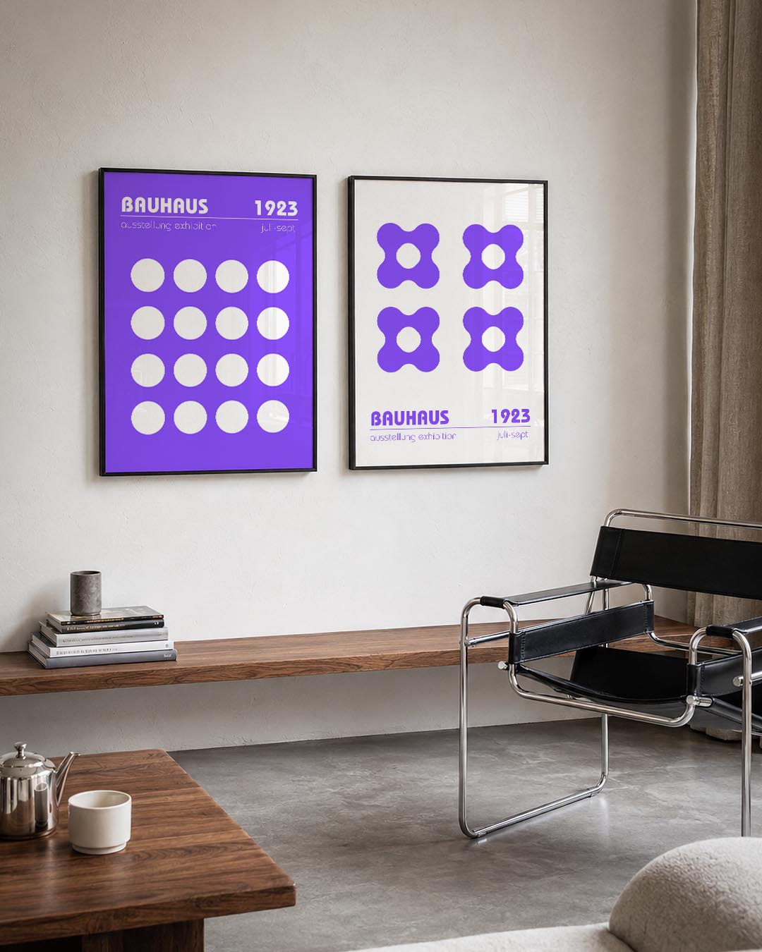 Cirkelritme en kleur Posterset