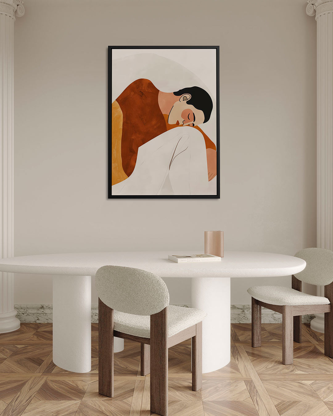 Rustige contouren Kunstwerk