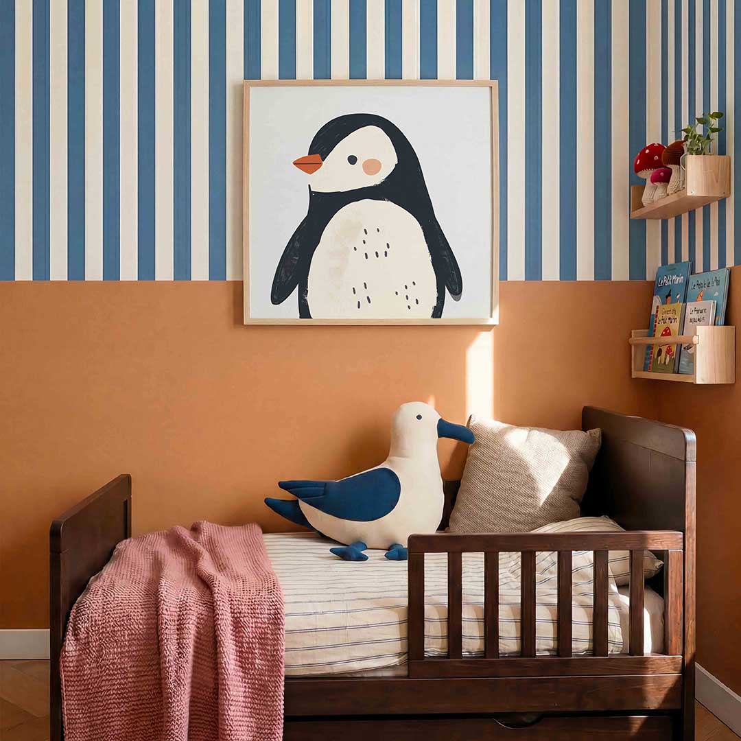 Pinguïn illustratie Poster